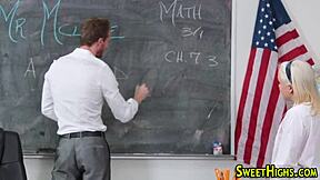 Teen jizzy mouth takes big cock load! Can't believe it!