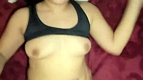 pov homemade video of mexican brunette in missionary