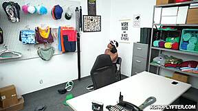 big titied teen 18+ gets to suck a huge cock and drools all over the floor before getting punished?