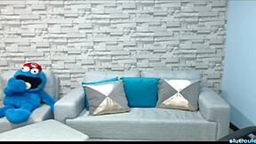 niley casually flashes her massive natural tits on cam