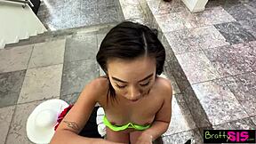 Don't you want to see your stepsister's tits?