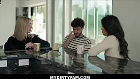 Mydirtyfam - blonde stepmom films stepson fucking latina girlfriend - scarlett alexis sarah taylor 😏