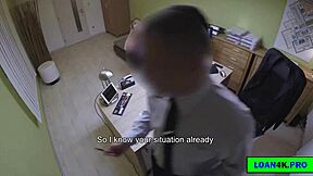 Y Solves Debt With Tight Pussy Sex For Cash