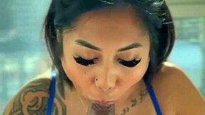 Do you love this big black cock? sexy filipina asks while sucking it deep