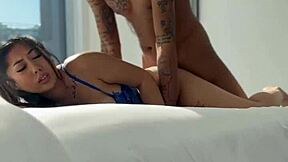 Do you love this big black cock? sexy filipina asks while sucking it deep