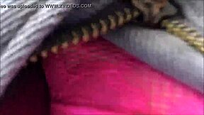 Young girl slips hands into panties for close-up masturbation.