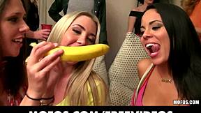 Three Amateurs See House Party Erupt into Wild Orgy