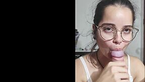 White Wolf OFC, sucking huge white cock in the morning with White Moon?