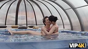 vip4k slim brunette craves sensual sex with old partner 😘