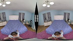 Rebecca Vanguard Stars in WankzVR Bedroom Scene