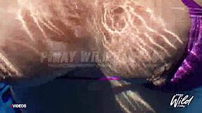 Busty Pinay flaunts her big boobs by the pool