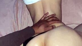 Harley quinn rides massive black cock in interracial action