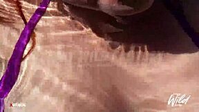 Busty Pinay flaunts her big boobs by the pool