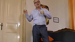 Wow! British Teen Sucking Old Man And Riding His Cock In Shoes!