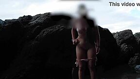 Will This Bikini Babe Fuck On The Beach?