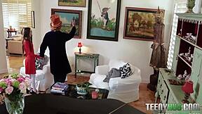 Sia Wood blows Charles Dera in the sex factory! 😘