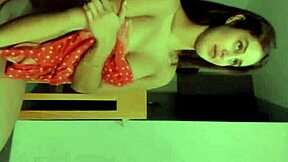 cute teen striptease with clothes ripped off nude