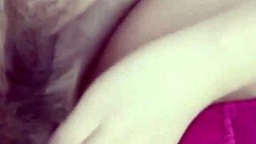 Girlfriend on balcony poses barefoot, pulls panties to play with wet pussy 😏