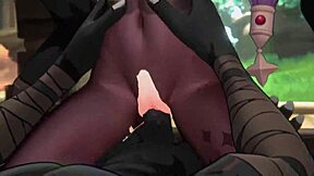 Genshin Impact's Mona shines in a captivating animated adventure.