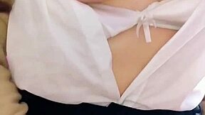 Student uses teacher as dildo, rides to orgasms!