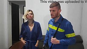 I Called An Electrician For Tv Help, But Ended Up Paying With Wet Pussy And Blowjob