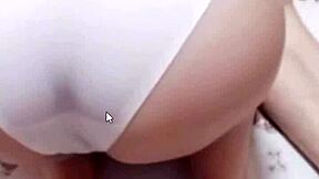 Wife Sucks Cock While Watching Soccer, Balls Bounce With Goals 😈