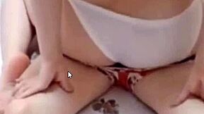 Wife Sucks Cock While Watching Soccer, Balls Bounce With Goals 😈