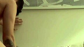 Asian Beauty Bent Over Doggy Style