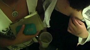 Fucking Babe Slut Rubbing Her Pussy And Fucking In University Party