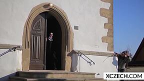 two lesbian nuns playing together on xczech com