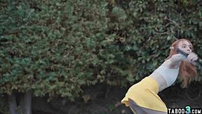 Tennis Coach Roughly Fucks Petite Redhead Madi Collins' Small Tits