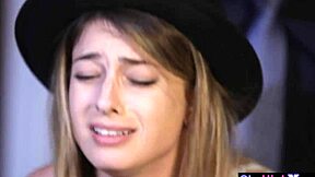 problematic teen punished by angry guy in garage, want to see the blowjob?