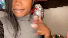 yo, stepmom got 11 inches of bbc for her birthday, damn loud!