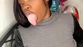 yo, stepmom got 11 inches of bbc for her birthday, damn loud!