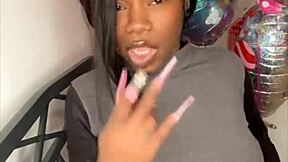 yo, stepmom got 11 inches of bbc for her birthday, damn loud!