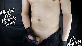 Butler In Uniform And Gloves Masturbating A Big Fat Cock At The Request Of His Mistress Orgasm