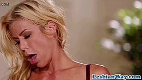 Why does stepmom lick pussy and trib with teen?