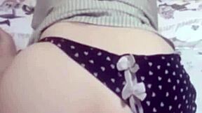 Asian Babe Rides Cock Barefoot In Wet Pussy Fun!