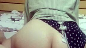 Asian Babe Rides Cock Barefoot In Wet Pussy Fun!