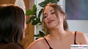 big tits stepmom licks and facesits her young stepdaughter