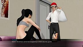the headmasters christmas eve christmas pornplay hentai game ep 2 naughty blonde was naughty this year but she will get her present anyway