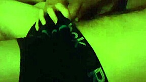 young amateur girl rubs and sucks cock