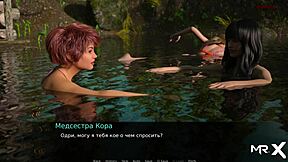 Dusklightmanor: Two Naked Anime Girls Teasing Each Other in Hentai Blowjob Fun?