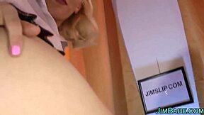 Hot Blonde Slut In Uniform Fucked Hard With Monster Cock