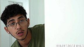 Petite teen 18+ shows off ass and tits to stepmom Anya Olsen and Diego Perez