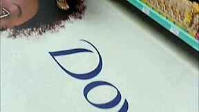 Wife in market without panties showing off!