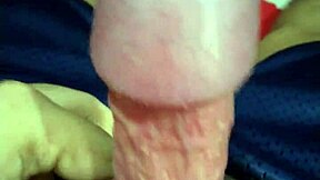 at midnight, a young amateur girl starts masturbating with her hand