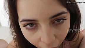 teen beauty delivers an unforgettable blowjob with pure skill