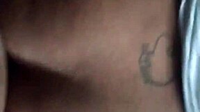 Young ebony amateur bounces on big black cock