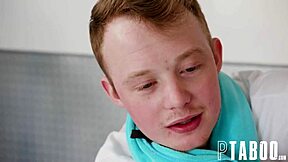 jimmy michaels and katrina colt in fitness trainer scene.